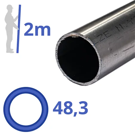 rvs buis 48,3x2mm
