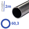 rvs buis 60,3x2mm