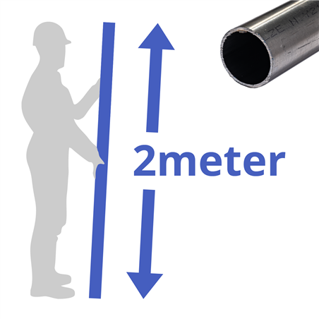 rvs buis 26,9x2mm