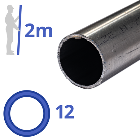 Rvs buis 12x1mm