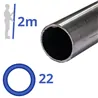 rvs buis 22x2mm