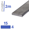 rvs strip 15x4mm