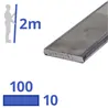 rvs strip 100x10mm