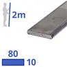 rvs strip 80x10mm