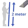 rvs L-profiel 40x40x4mm