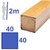 Vurenhout geschaafd 40x40 mm