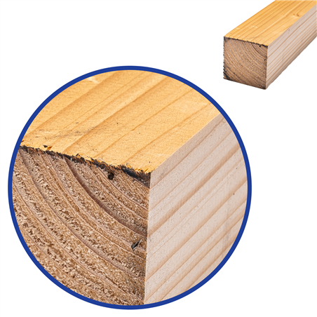 Vurenhout geschaafd 30x30 mm