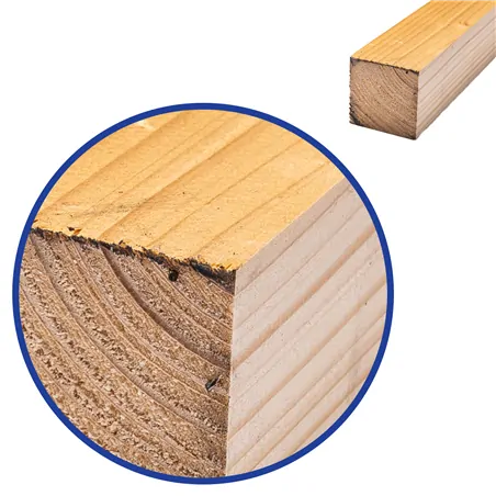 Vurenhout geschaafd 30x30 mm