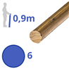 Messing rond 6mm