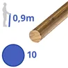 Messing rond 10mm