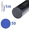 POM rond 50mm (zwart), lengte 1m