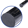 POM rond 20mm (zwart), lengte 1m