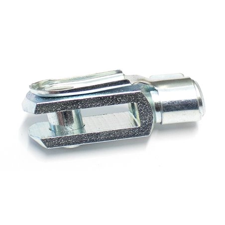 Gaffelkop met veerklem  M6